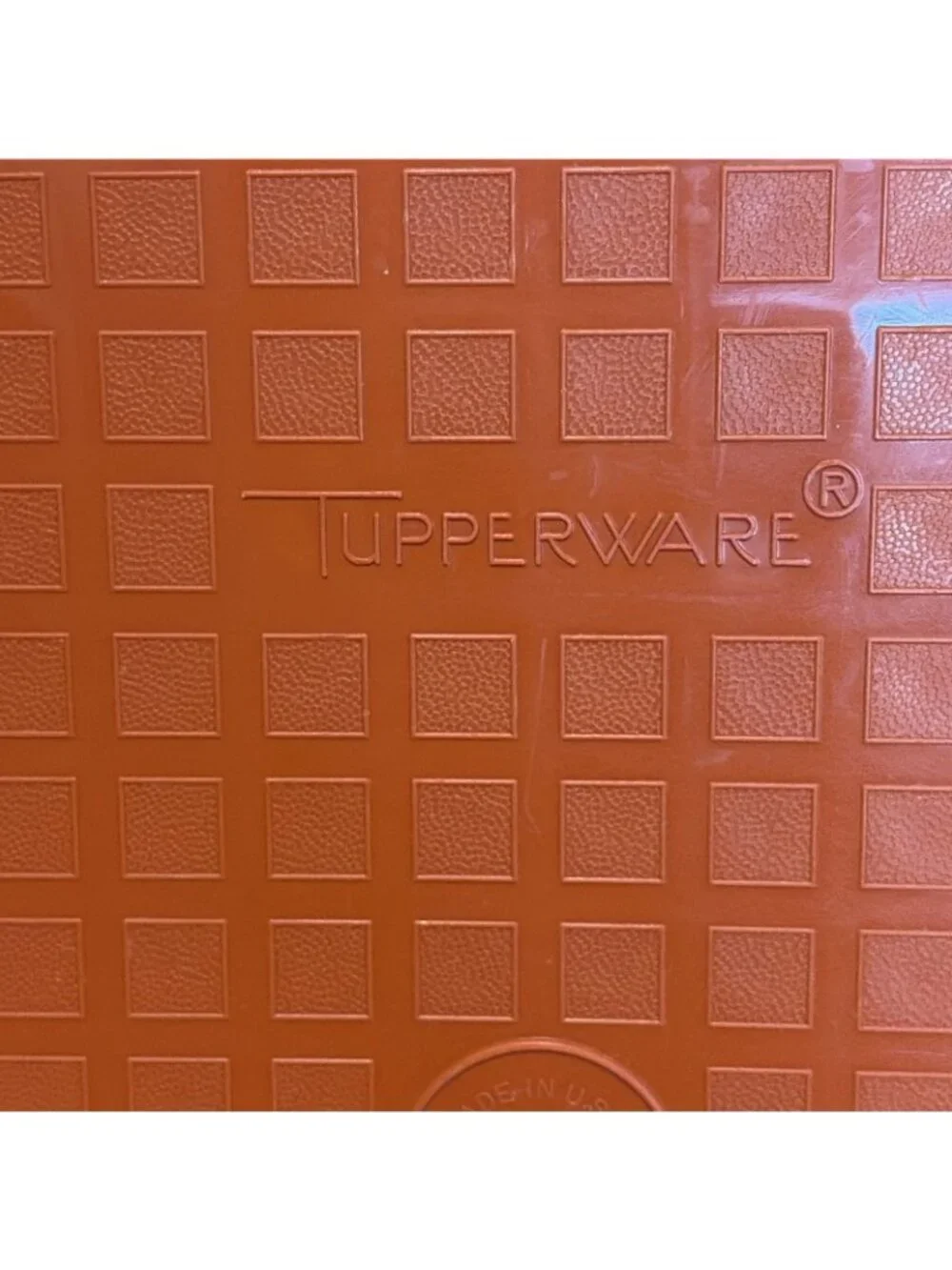 Vintage Tupperware Large Season Serve Marinade Container 1294-7 Paprika with Lid